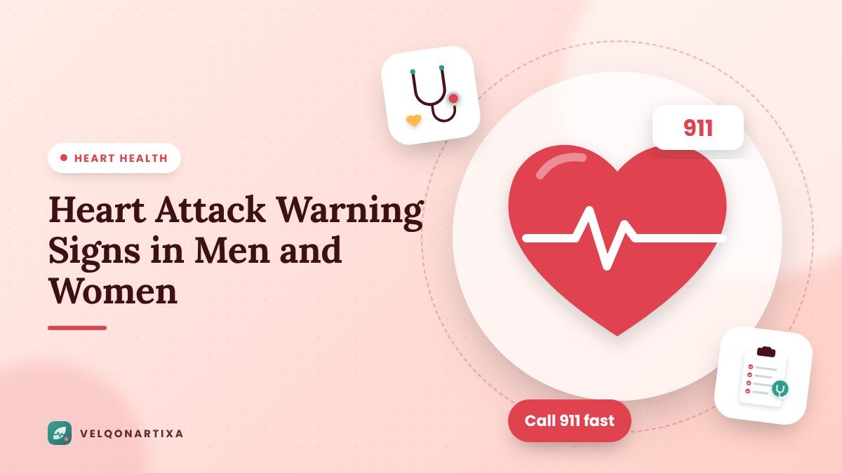 Illustration of a heart with a pulse line and a 911 alert badge